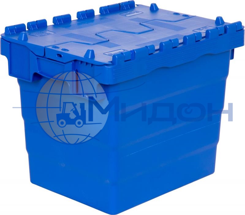 Ящик пластиковый Sembol Zip SPKM 4332 универсальный, сплошной, с крышкой 400 х 300 х 320
