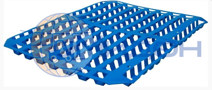 Решётка пластиковая перфорированная (3000кг) для заморозки FS 1210 1200 х 1000 х 50 цвет - синий