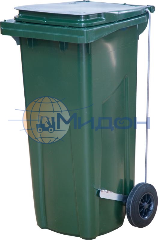Педальный привод для бака мусорного на 120 литров Г-образный