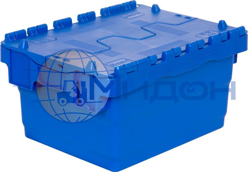 Ящик пластиковый Sembol Zip SPKM 4320 универсальный, сплошной, с крышкой 400 х 300 х 200
