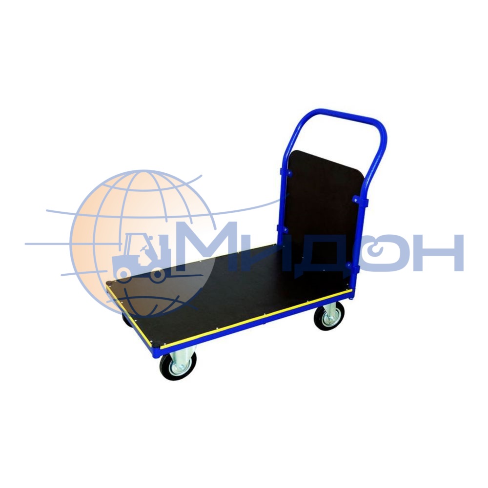 Тележка платформенная с фанерой ламинированной ТФЛ 2 ( 600х900 ) (колёса ф160: стандартные, Китай)