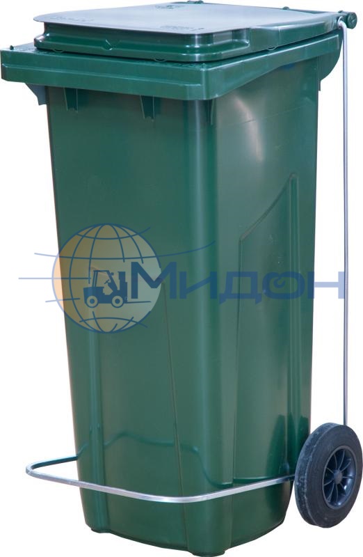 Педальный привод для бака мусорного на 120 литров П-образный