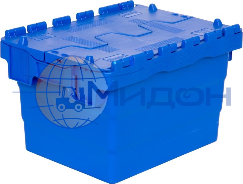 Ящик пластиковый Sembol Zip SPKM 4325 универсальный, сплошной, с крышкой 400 х 300 х 250