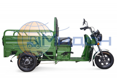Трицикл грузовой электрический RUTRIKE Вояж К1 1200 60V800W (серебристый-2243)
