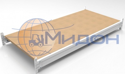 Ярус стеллажа полочного SGR 1800х 800 с настилом ДСП (до 500кг)