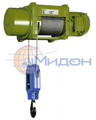 Таль электрическая взрызозащищённая стационарная BT01 (на лапах) (Болгария) 1 т 6 м скорость подъёма 8 м/мин