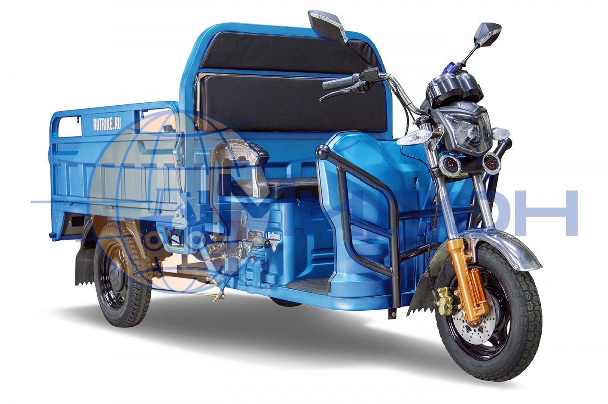 Трицикл грузовой электрический RUTRIKE Дукат 1500 60V1000W (тёмно-серый-2337)