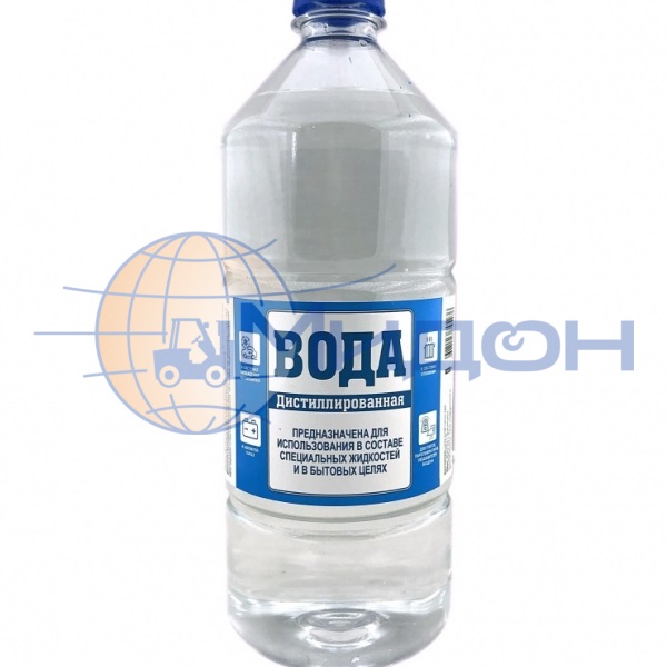 Вода дистиллированная 1л (бутылка)