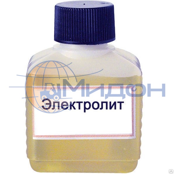 Электролит щелочной калиево-литиевый (1,21-1,25г/см3) 500л (100 бутылок по 5л)