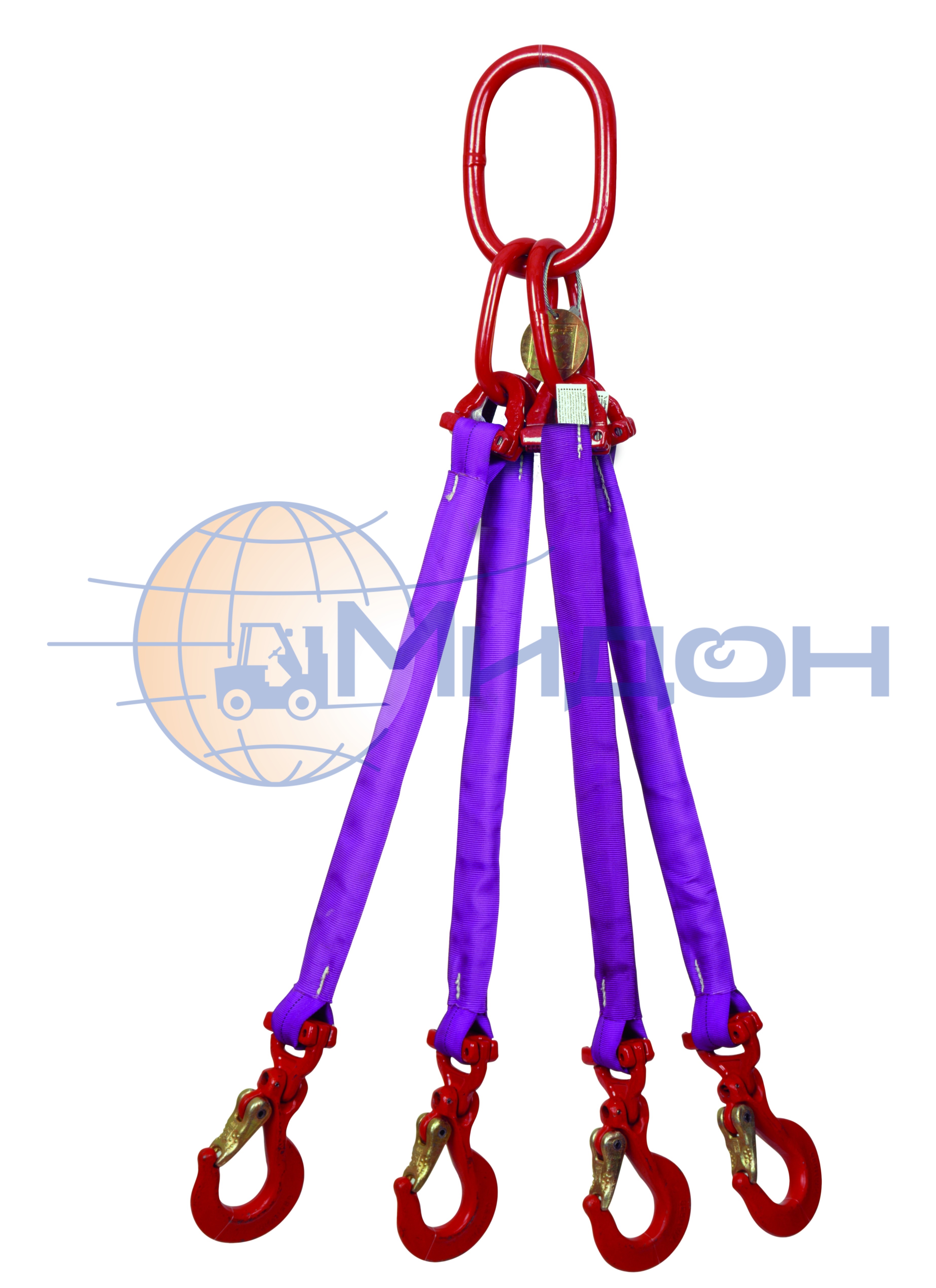 строп текстильный четырехветвевой 4ст. стропы текстильные четырехветвевые 4ст. 0/1. строп 4ст. строп паук 4 ветвевой текстильный.