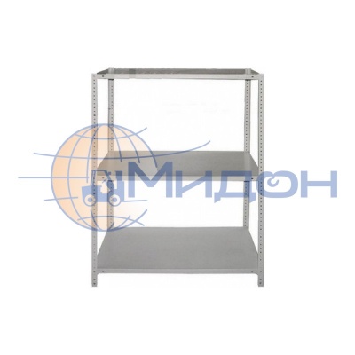 Стеллаж полочный Лайт ТС-1553 (1500х1000х500) 500 кг(стеллаж), 120 кг(полка), 3 полки обычные