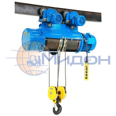 Таль электрическая передвижная тип Т39 (Болгария) 2 т 12 м скорость подъёма 4 м/мин