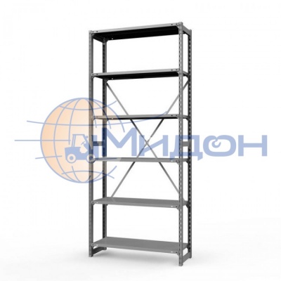 Стеллаж полочный Универсал ТСУ 3.3 (3000х1060х500) 1800 кг(стеллаж) 300 кг(полка) 6 полок обычные