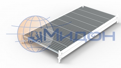 Ярус стеллажа полочного SGR 2100х1000 с металлическим оцинкованным настилом (до 500кг)