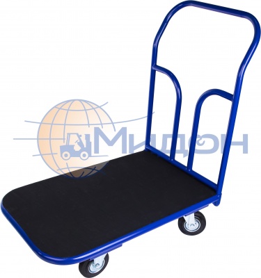 Тележка платформенная с противоскользящим резиновым покрытием ТПР 10 ( 800х1800 ) (колёса ф160: стандартные, Китай)