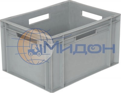 Ящик пластиковый 805 универсальный, сплошной, гладкое дно 400 х 300 х 220