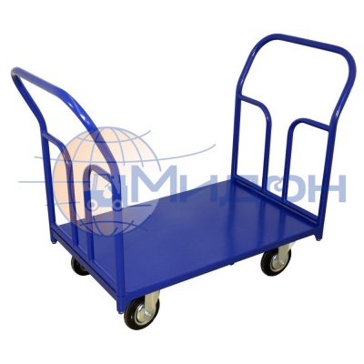 Тележка платформенная с двумя съёмными ручками ТПД 4 ( 600х1200 ) (без колёс)