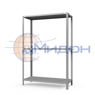 Стеллаж полочный Лайт ТС-1853 (1800х1000х500) 500 кг(стеллаж), 120 кг(полка), 3 полки обычные