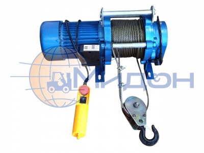 Лебедка электрическая Euro-Lift KCD 500/1000 (0,5т/1т 70/35м 380В с канатом)