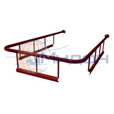 Борт съёмный для тележки с платформой 700х1200, Б 5 ( 712х1190 )