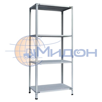Стеллаж полочный Лайт ТС-221254 (2200х1200х500) 500 кг(стеллаж), 120 кг(полка), 4 полки обычные