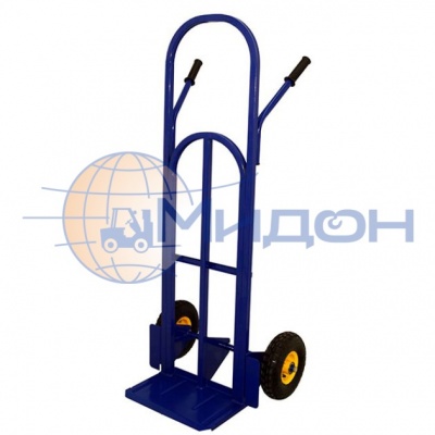 Тележка двухколёсная КГ 350 (350кг) (колёса ф250: литая резина, Китай)