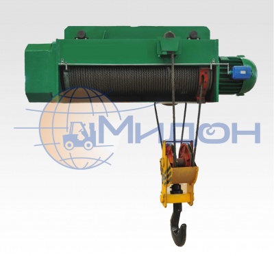 Таль электрическая взрызозащищённая стационарная BT02 (на пальцах) (Болгария) 3,2 т 6 м скорость подъёма 8 м/мин