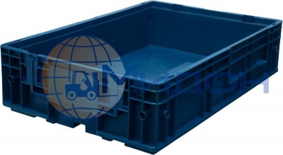 Контейнер пластиковый 6415 R-KLT синий сплошной 594 х 396 х 148