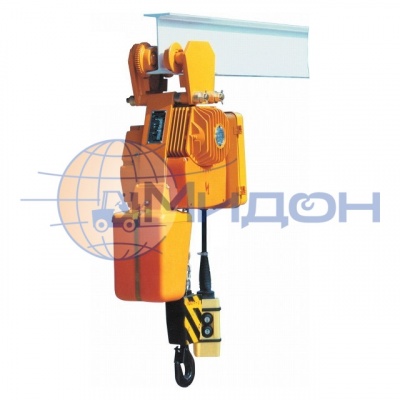 Таль электрическая цепная передвижная ВE061М холостая тележка (Болгария) 250кг 3,2 м скорость подъёма 4.0/1.2 м/мин