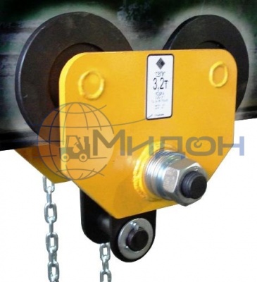 Кошка (механизм передвижения) тали ручной (тип Б) Россия 3,2 т, 6 м с приводом (взрывобезопасная Ex)