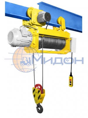 Таль электрическая передвижная тип Т (Россия) 10,0т 9м скорость подъема 8 м/мин