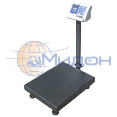 Весы товарные платформенные МИДЛ МП 600 МДА Ф-3(100/200; 600х800) «Восточный Базар 518»(нерж)
