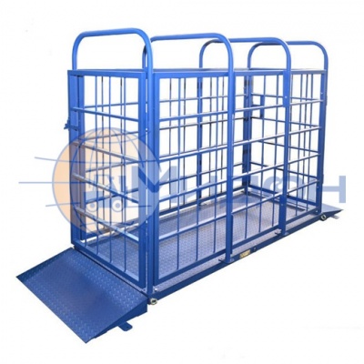 Весы для взвешивания животных ЭЛЬТОН (Ск) 600 кг (2000 х 800)