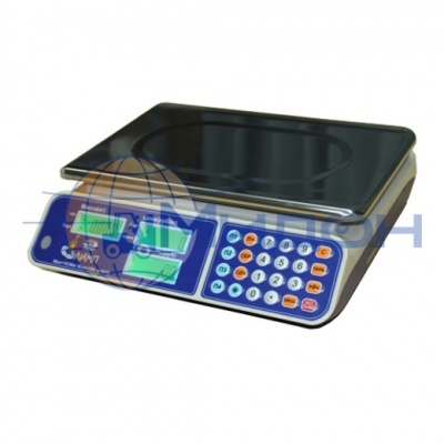 Весы торговые M-ER 326ACPX-32.5 LCD «Slim X»