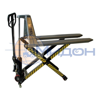 Тележка гидравлическая (рохля) TX10 TISEL Technics (Германия) 1000 кг, 1150x520 мм, подъём до 800мм