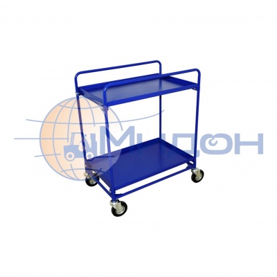 Тележка сервисная с продольной ручкой СТБ 1 ( 500х800 ) (без колёс)