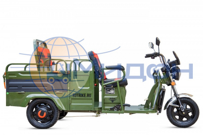 Трицикл грузовой электрический RUTRIKE Вояж-П 1200 Трансформер 60V800W (тёмно-серый-2334)