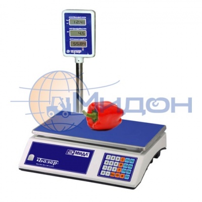 Весы торговые МИДЛ МТ 30 МГЖА (5/10; 230x340) «Базар»