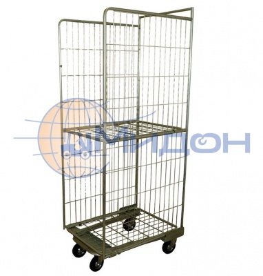 Контейнер разборный Ролл К 2 Цинк ( 600х800х1777 ) (без колёс)