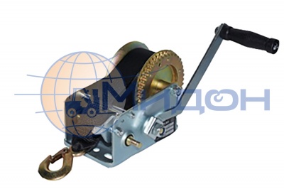 Лебедка ручная барабанная ЛН-2500W (LHW) г/п 1,0 т, длина ленты 20м