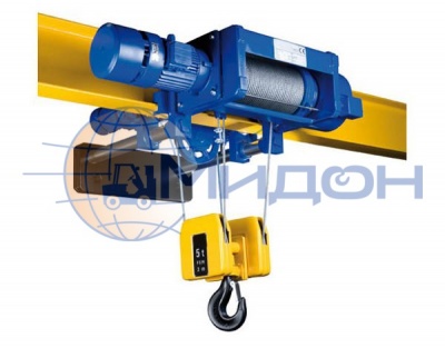 Таль электрическая передвижная тип Т78 (УСВ) (Болгария) 6,3 т 6 м скорость подъёма 4 м/мин