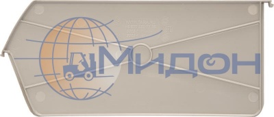 Разделитель длины 5003-1 для ящика пластикового 5003 серый, сплошной 311 х 138 х 3