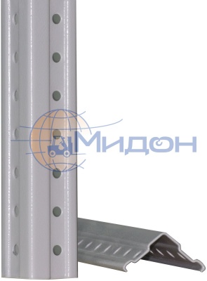 Стойка для стеллажа Лайт ТСп сс 1800 , вкл. подпятник ТС - 1 шт, угольник жесткости ТС - 4шт, комплект крепежа