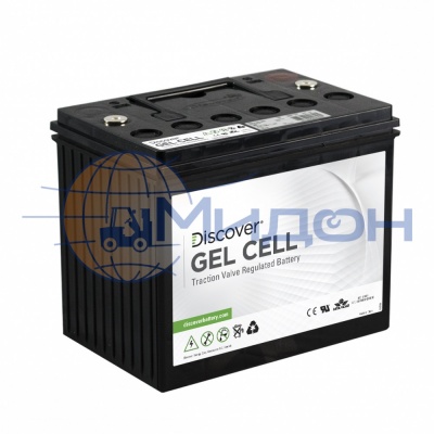 Аккумуляторная батарея полутяговая (АКБ) Discover EV512G-080 ( 330 х 172 х 231 ) 12 V 80/90 Ач необслуживаемая
