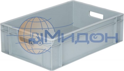 Ящик пластиковый 808 универсальный, сплошной, дно с усилением 600 х 400 х 175