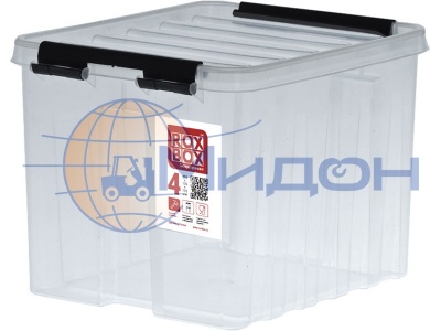 Ящик пластиковый 210х170х175 мм сплошной с крышкой и клипсами Rox Box 4,5