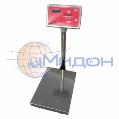 Весы товарные платформенные МИДЛ МП 60 ВДА Ф-3(10/20; 400х500; нерж) «Красная армия»
