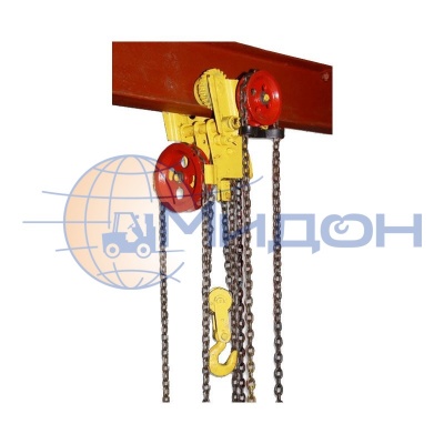 Таль ручная червячная передвижная ТРЧП 1,0 т 6 м ВБИ (взрывобезопасная)