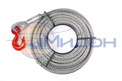 Канат 30,0 мм (250 м) для лебёдки электрической с Кч-10,0т 320А опрессовка