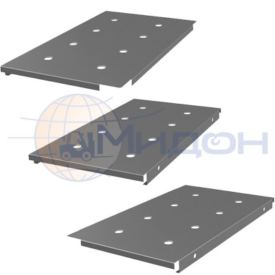 Комплект перфорированного металлического настила для стеллажа Профи-Т Т160-1 998/1015 мет. настил осн. 300 х 1000 (1шт) , доб. 350 х 1000 (2шт)
